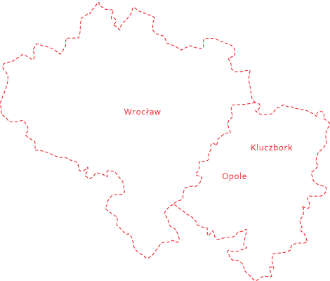 mapa konturowa województw